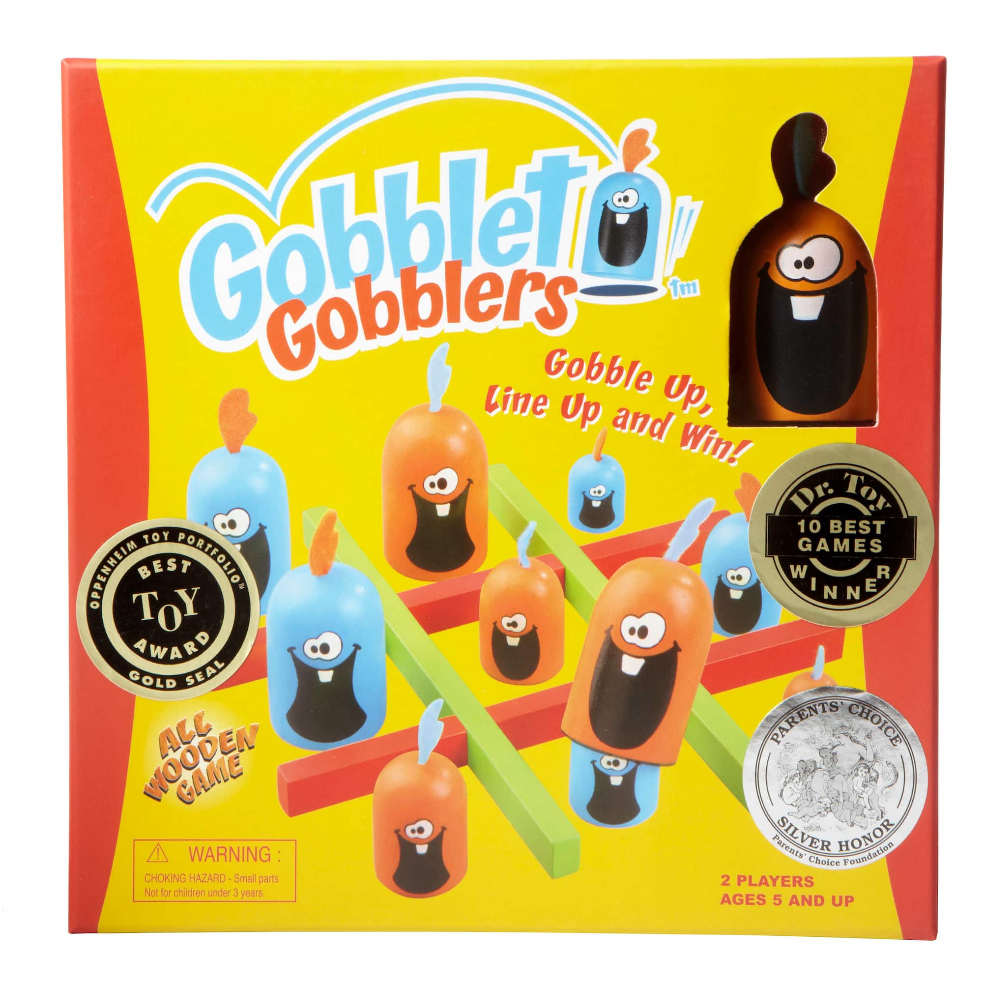 All-Wooden Gobblet Gobblers™ Strategy Game